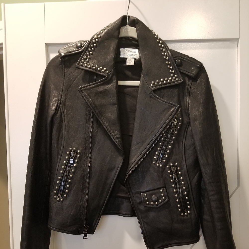 Guess leather jacket